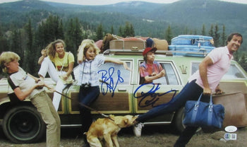 Chevy Chase/Beverly D'Angelo Dual-Signd 12X20 Photo 