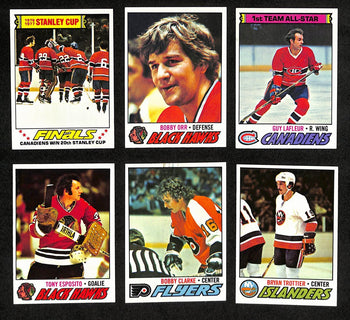 1977-78 Topps Hockey Cards Complete Set (1-264)