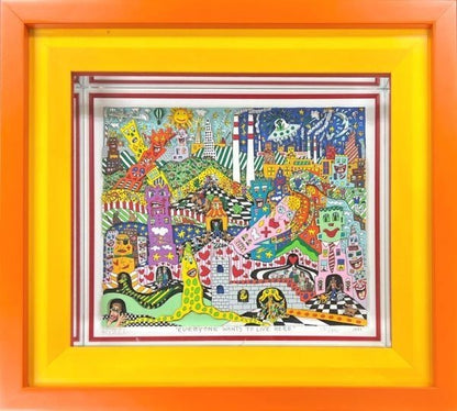 Rizzi 1993 Everyone Wants Silkscreen Autographed James Live Here
