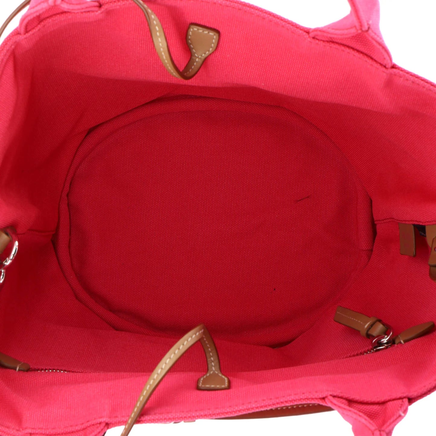 Prada Canapa Convertible Shopping Tote Canvas Medium