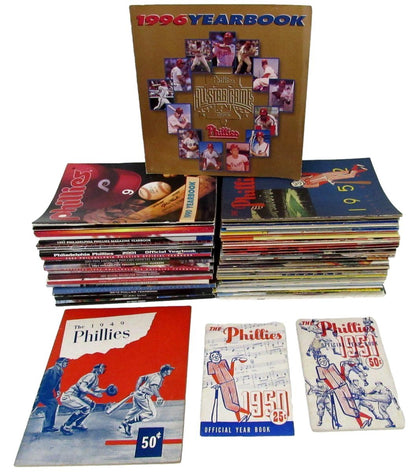 Phillies Yearbooks 1949-2014 66 Lot of Philadelphia
