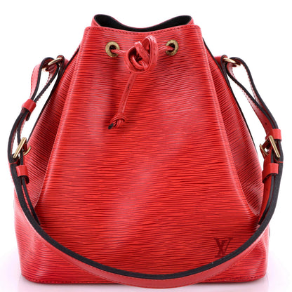 Louis Vuitton Petit Noe Handbag Epi Leather