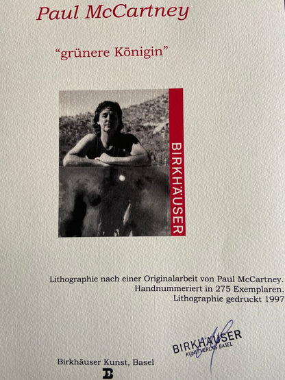 Paul Mccartney Lithograph 1997 275 Ex (Yoko Ono