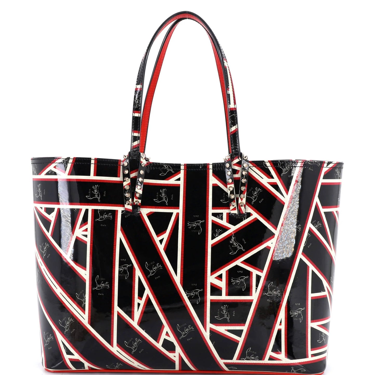 Christian Louboutin Cabata East West Tote Printed Patent Large
