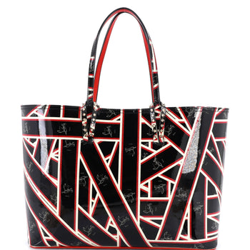 Christian Louboutin Cabata East West Tote Printed Patent Large
