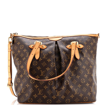 Louis Vuitton Palermo Handbag Monogram Canvas Gm