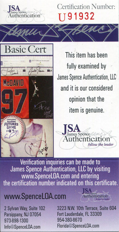 John Bunn Autographed 5X7 Magazine Page (Jsa)