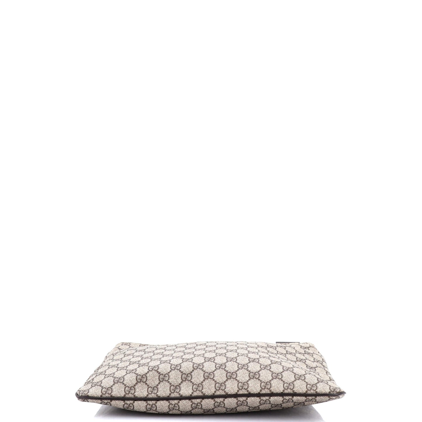 Gucci Zip Top Messenger Bag Gg Coated Canvas Large