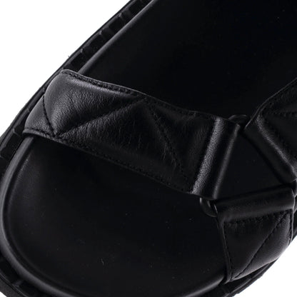 Prada Women'S Sporty Fussbett Sandals Quilted Leather