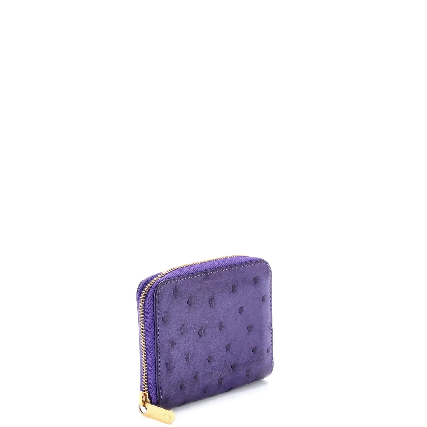 Louis Vuitton Zippy Coin Purse Ostrich