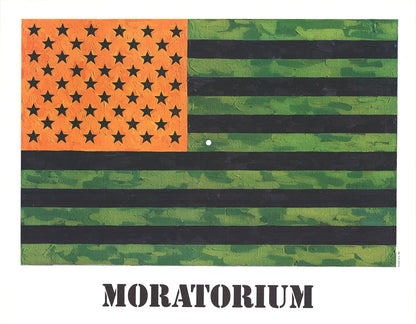 Jasper Johns Moratorium " Poster Pop Art