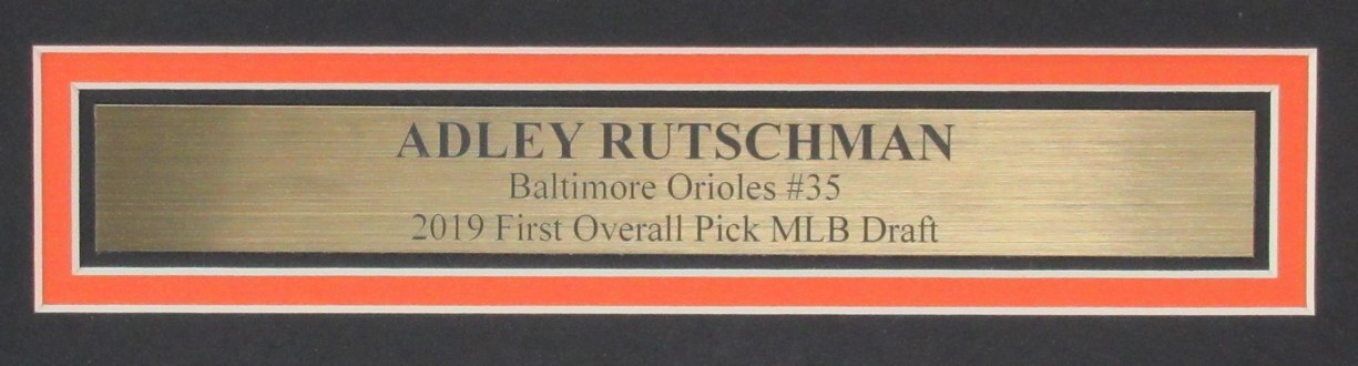 Adley Rutschman Autographed 11X14 Photo Orioles