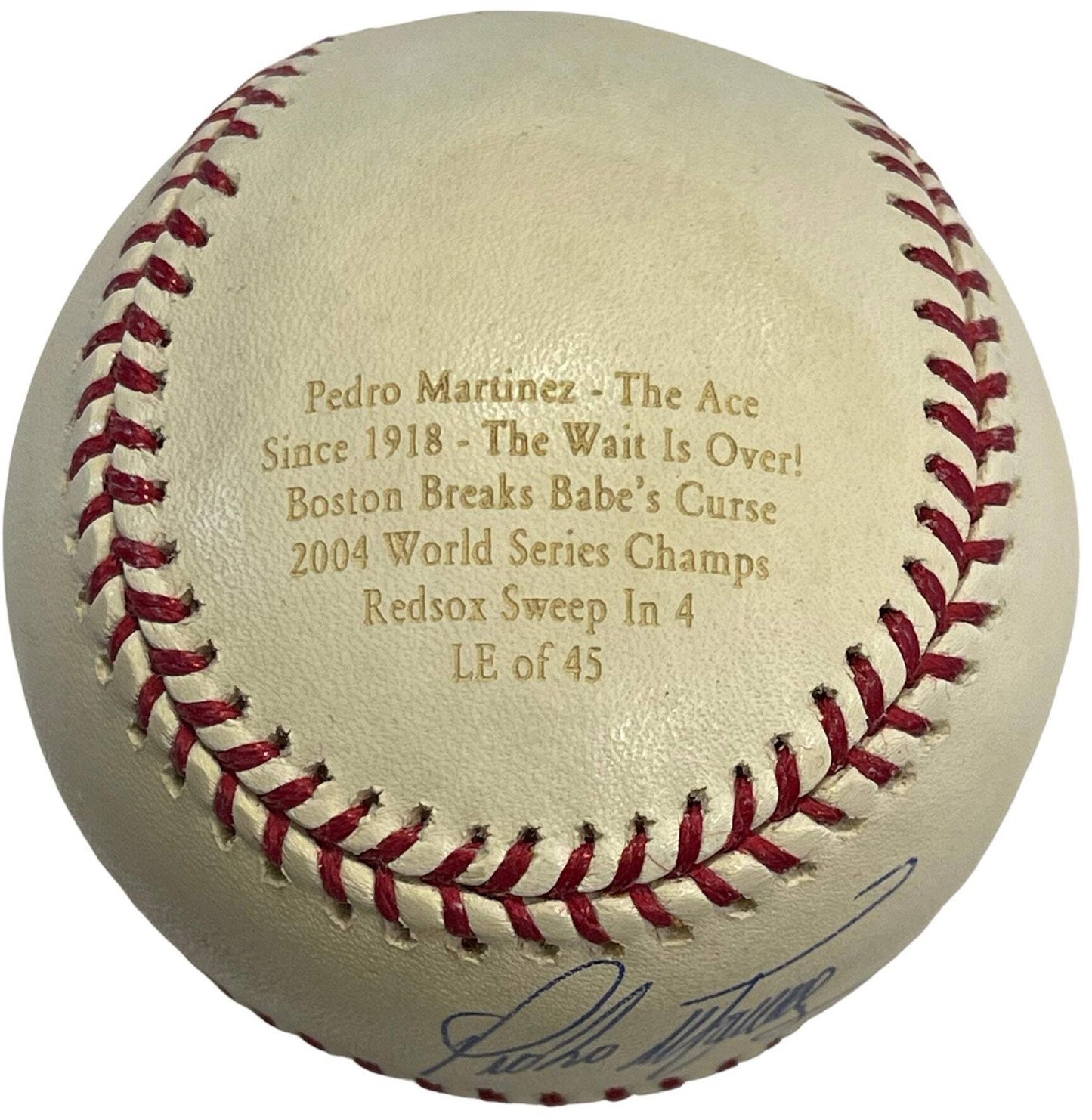 Pedro Martinez Signed Official Major League Baseball (Steiner/Mlb) #21/45