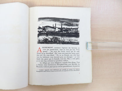 Rare 1927 'Les Hommes Abandonnes' With Vlaminck Etchings & Lithographs" Limited
