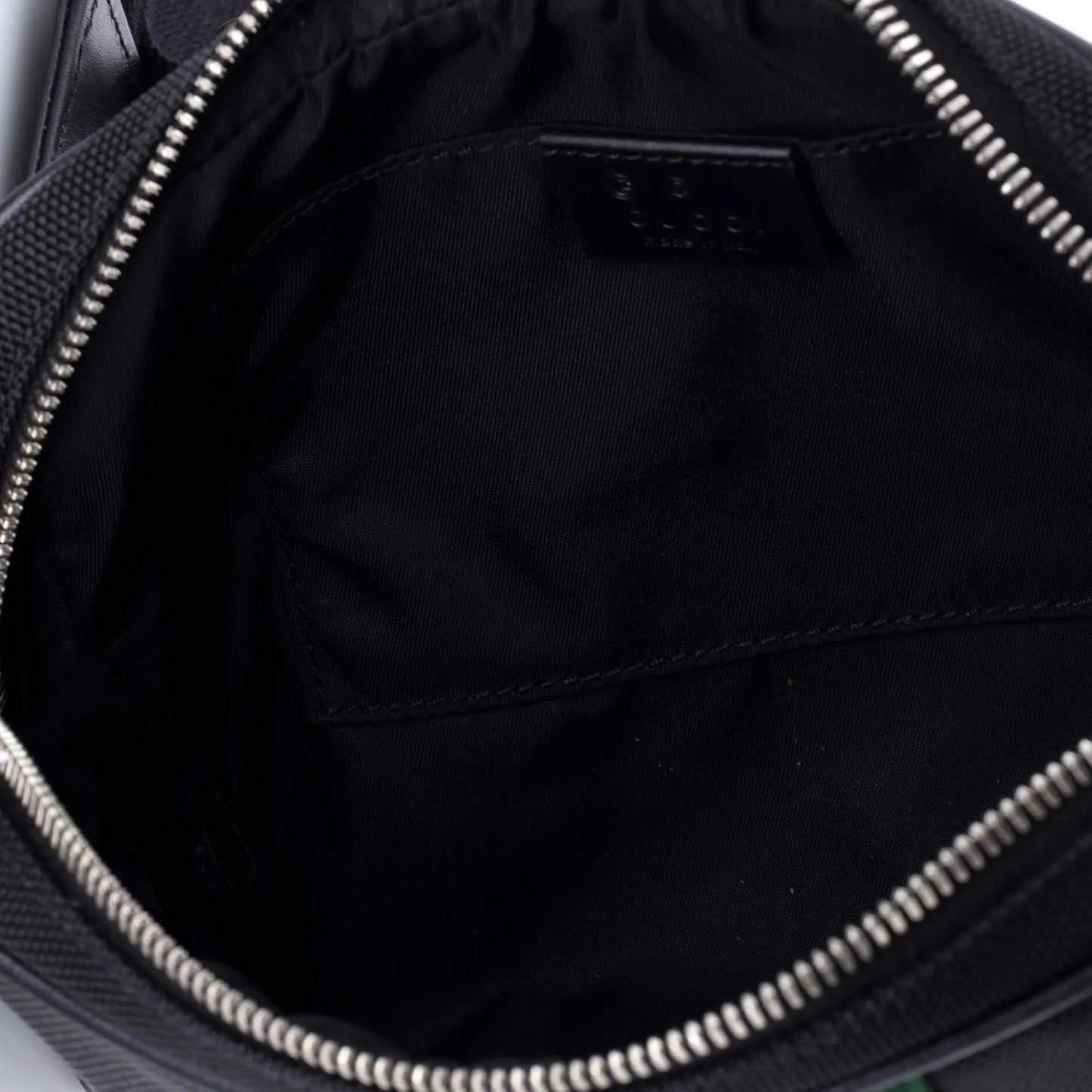 Gucci Web Zip Around Waist Bag Techno Canvas