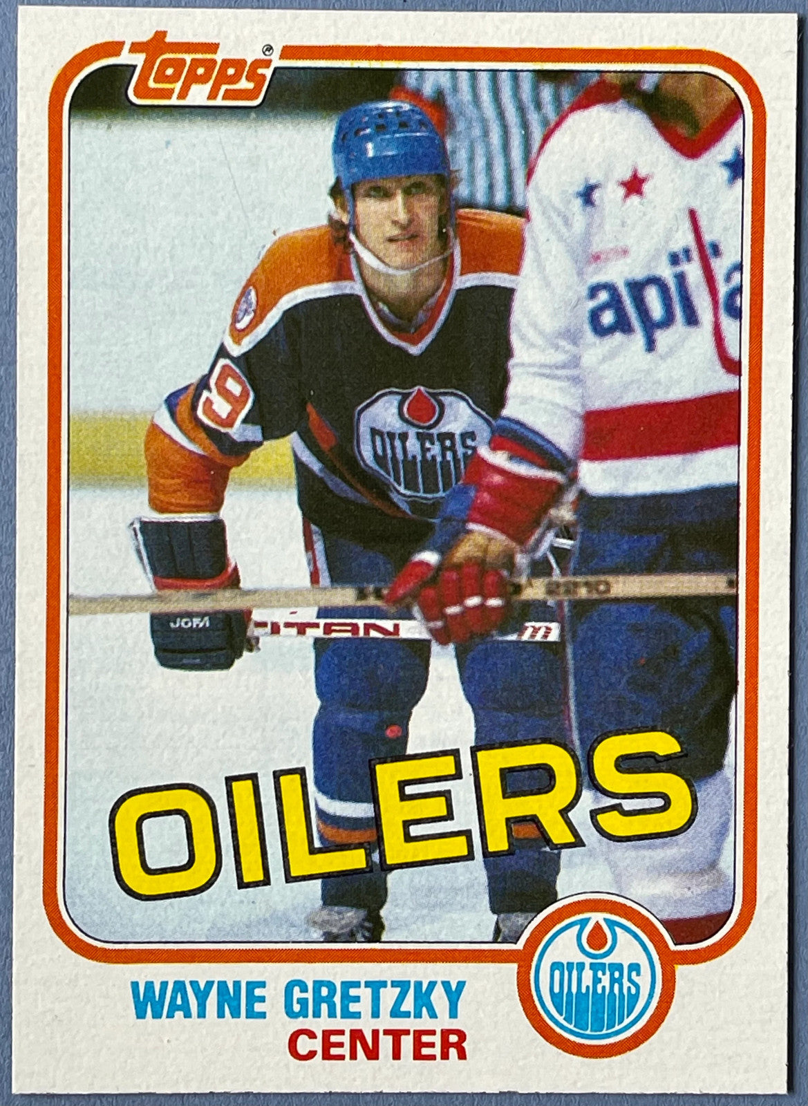 Wayne Gretzky Unsigned 1981-82 Topps Hockey Card