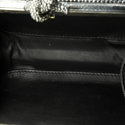 Bottega Veneta Box Knot Clutch Embellished Stingray Small