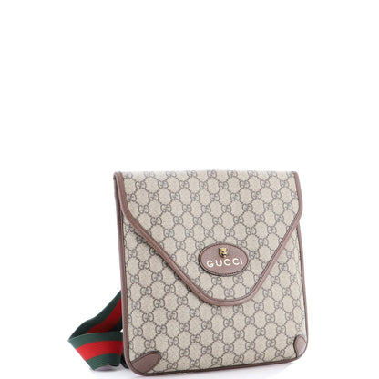 Gucci Neo Vintage Envelope Messenger Gg Coated Canvas Medium
