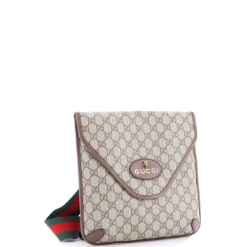 Gucci Neo Vintage Envelope Messenger Gg Coated Canvas Medium