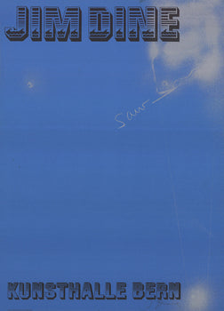 Jim Dine Saw Signed 
