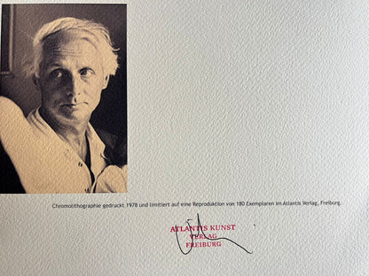 Max Ernst Lithograph Coa Signed Op Numbered By Hand (180 Ex)