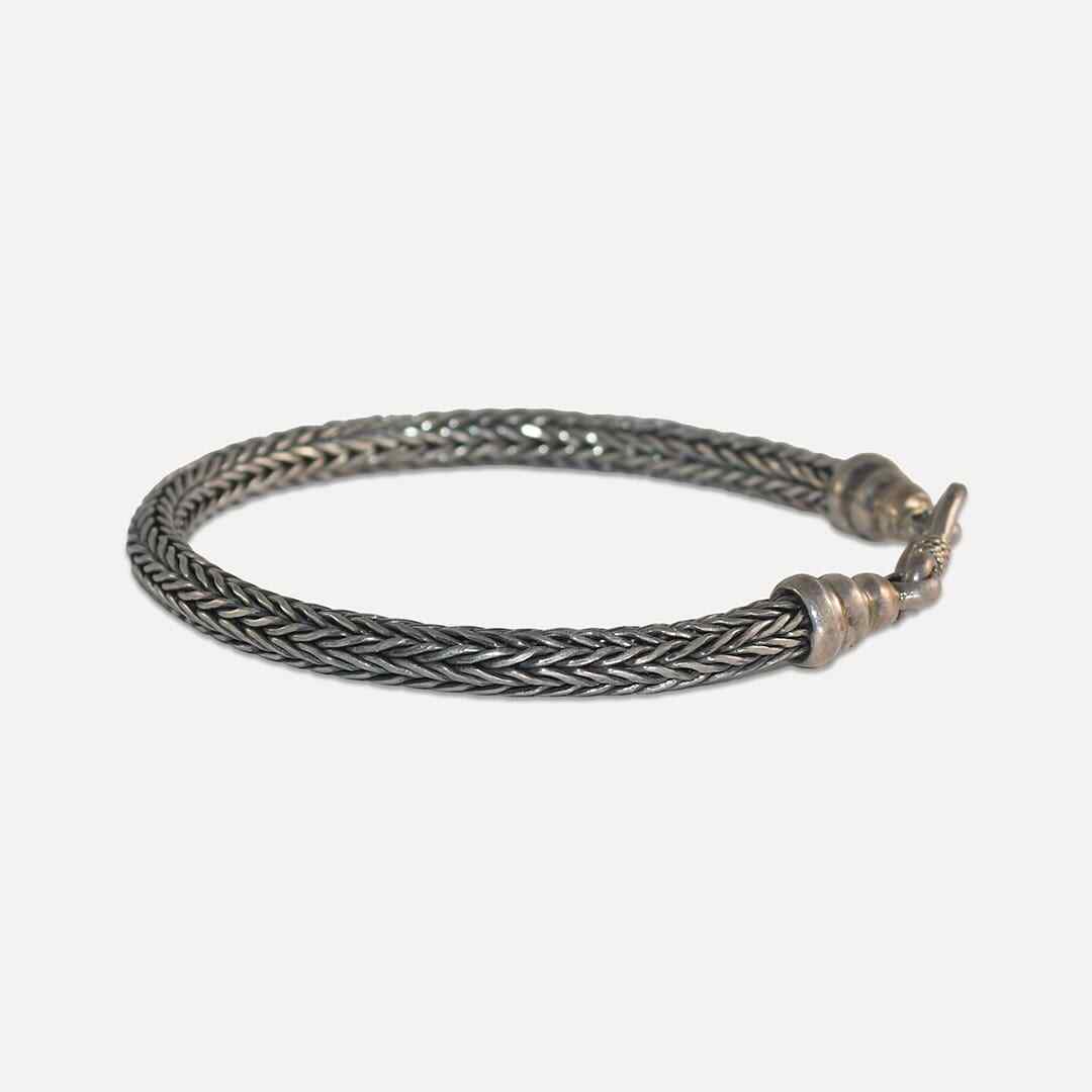 Sterling Silver Designer Style Fancy Woven