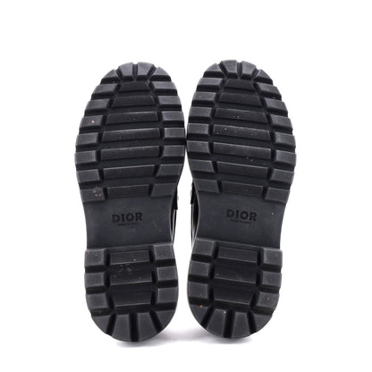 Christian Dior Men'S Logo Plaque Loafers Leather