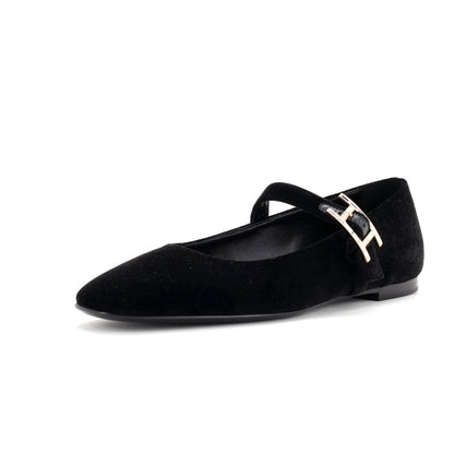 Hermes Women'S Jane Flats Velvet