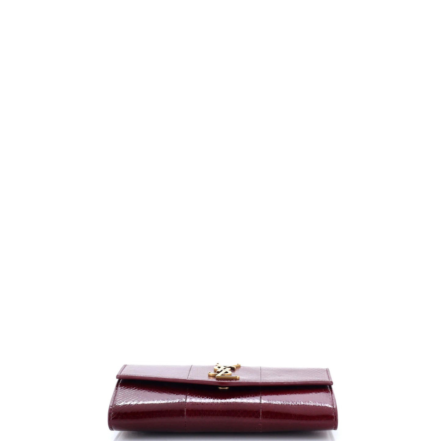 Saint Laurent Classic Monogram Wallet On Chain Python