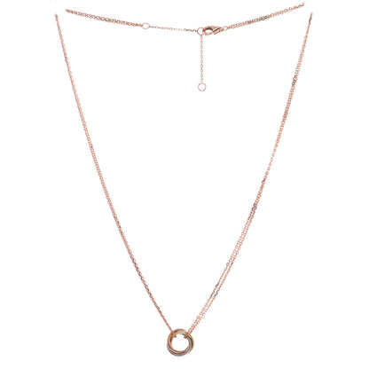 Cartier Trinity Choker Necklace 18K Tricolor Gold