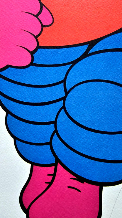 Kaws Lithograph Coa Limited Edition Certified Mori Museum 200Ex