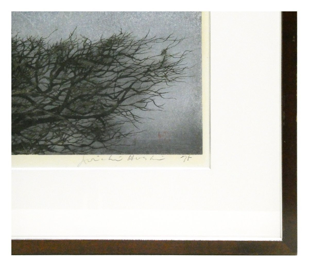 Hoshi Joichi "Moon" 1975 Autographed Woodblock Print 57 of 99
