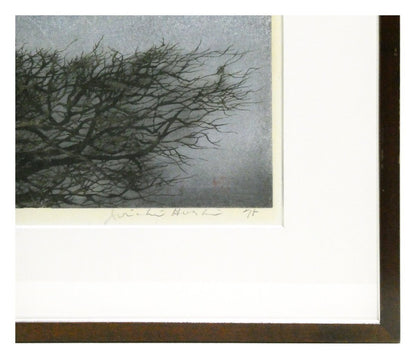 Hoshi Joichi "Moon" 1975 Autographed Woodblock Print 57 of 99