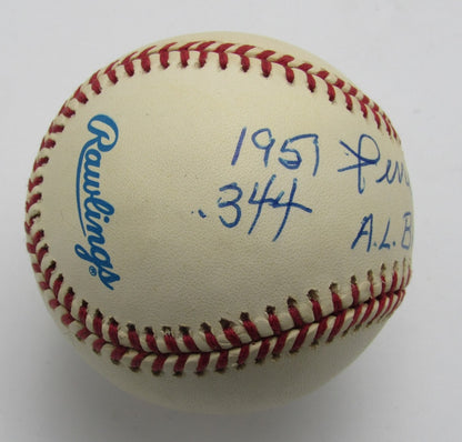 Ferris Fain Signed/Inscribed Oal Baseball Chicago White Sox 196326