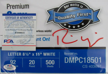 Rainn Wilson "The Office" Signed Dunder Mifflin
