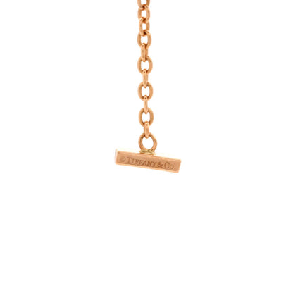 Tiffany & Co. T Smile Chain Bracelet 18K Rose Gold Medium