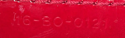 Christian Dior Lady Dior Bag Cannage Quilt Patent Large