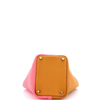 Hermes Picotin Lock Bag Bicolor Clemence Pm