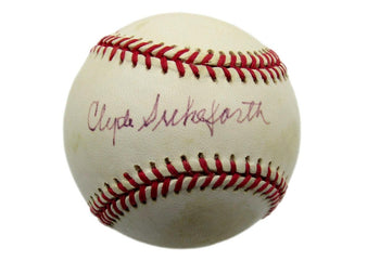 Clyde Sukeforth Signed/Autographed Onl Baseball Brooklyn Dodgers Jsa 199463