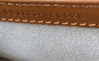 Gucci Bamboo 1947 Belt Bag Gg Coated Canvas Mini