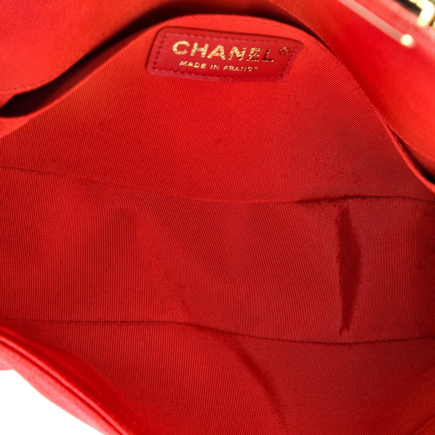 Chanel Boy Flap Bag Chevron Caviar Old Medium