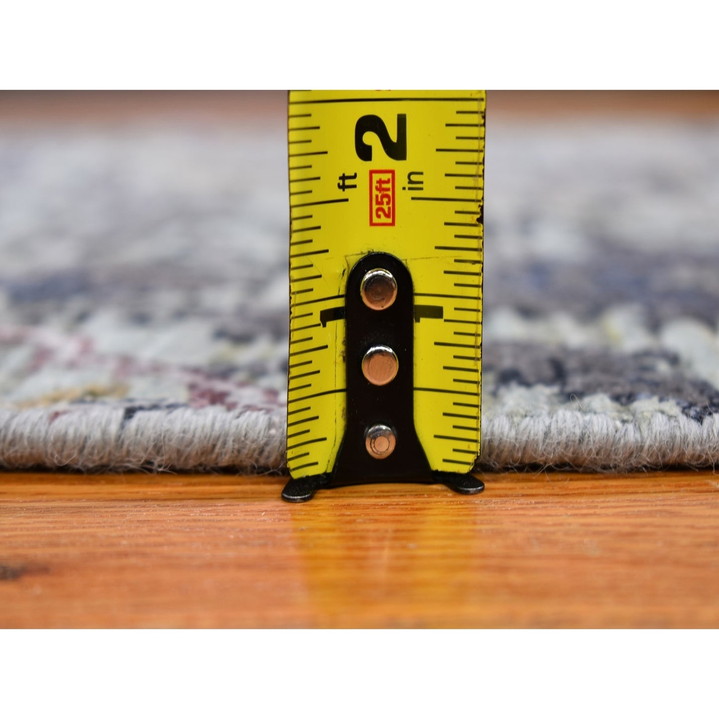 3'X5'3" The Maharaja Pure Silk With Text Wool Hand Knotted Exemplar Rug