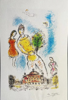 Marc Chagall Lithograph Maeght Published (Ren Magritte)