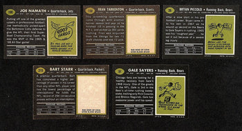 1969 Topps Football Card Complete Set (1-263) Csonka Rc Namath Unitas 197413