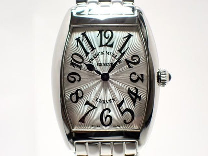 Franck Muller Ladies Tonneau Curvex Silver 1752Bqz