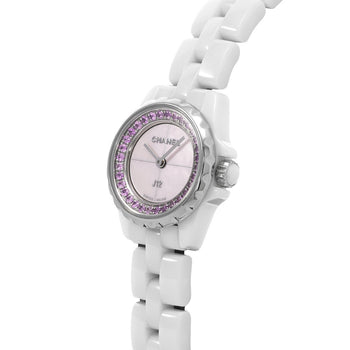 Chanel J12 Xs 19Mm Collector Limited H5512 Pink Sapphire Watch Women