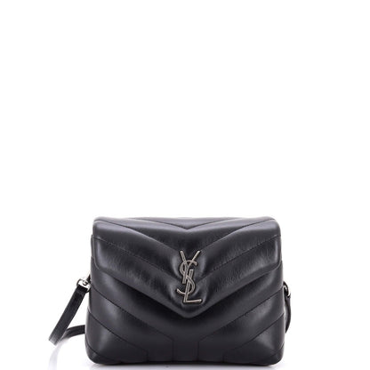 Saint Laurent Loulou Shoulder Bag Matelasse Chevron Leather Toy