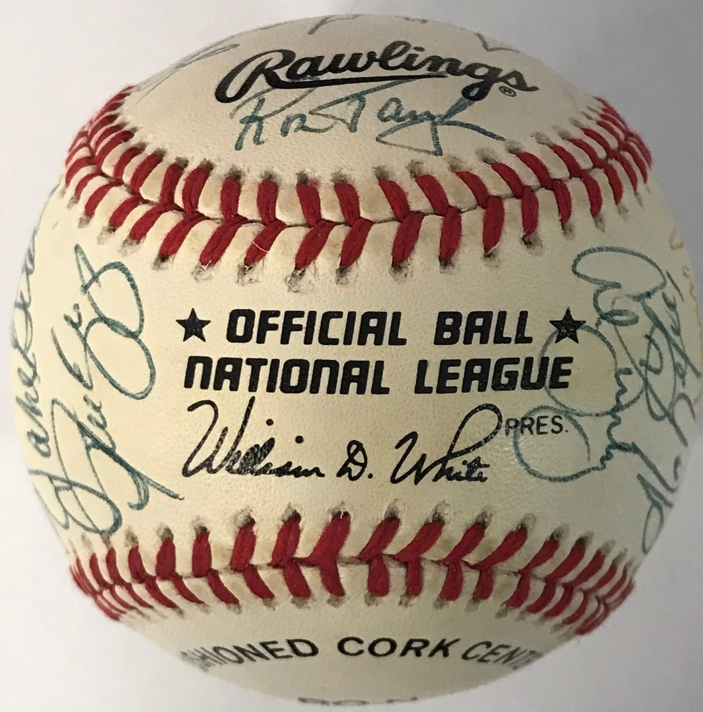 Old Timers Autographed Official Baseball