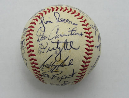 1972 Giants Team Signed By 23 Onl Baseball