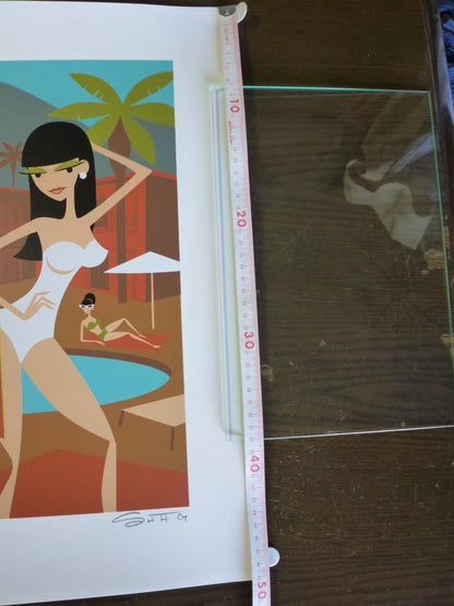 Signed Shag Silkscreen Retreat Riviera